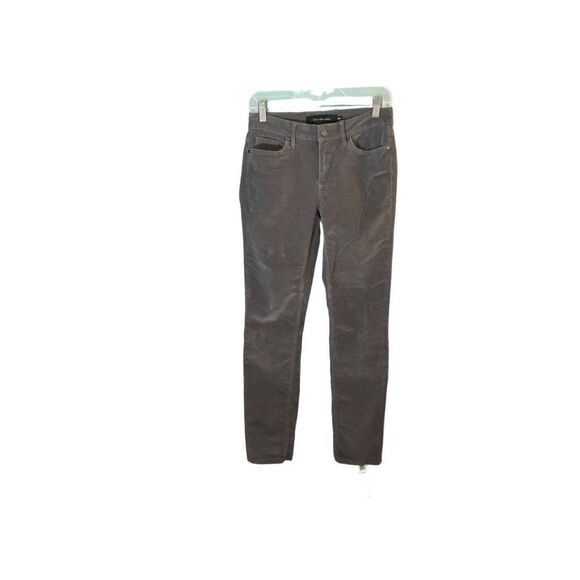 Calvin Klein jeans women’s ultimate skinny gray corduroy jeans six x 30 - Picture 1 of 5
